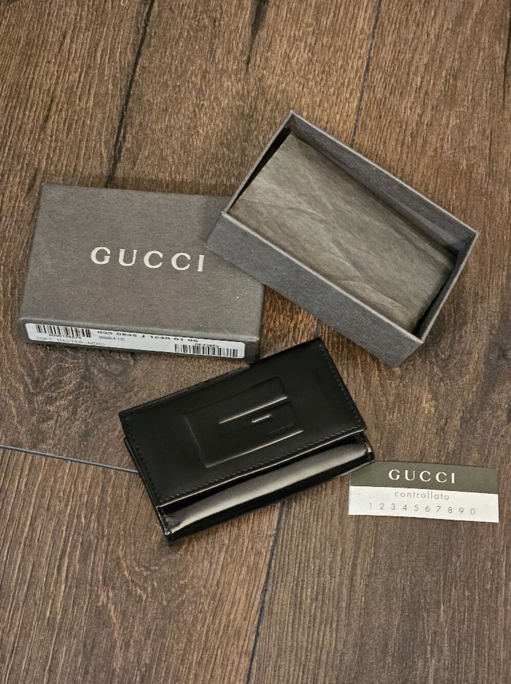 NIB Vintage Gucci Soft Master Nero 6-Key Case | Tom Ford Era Style